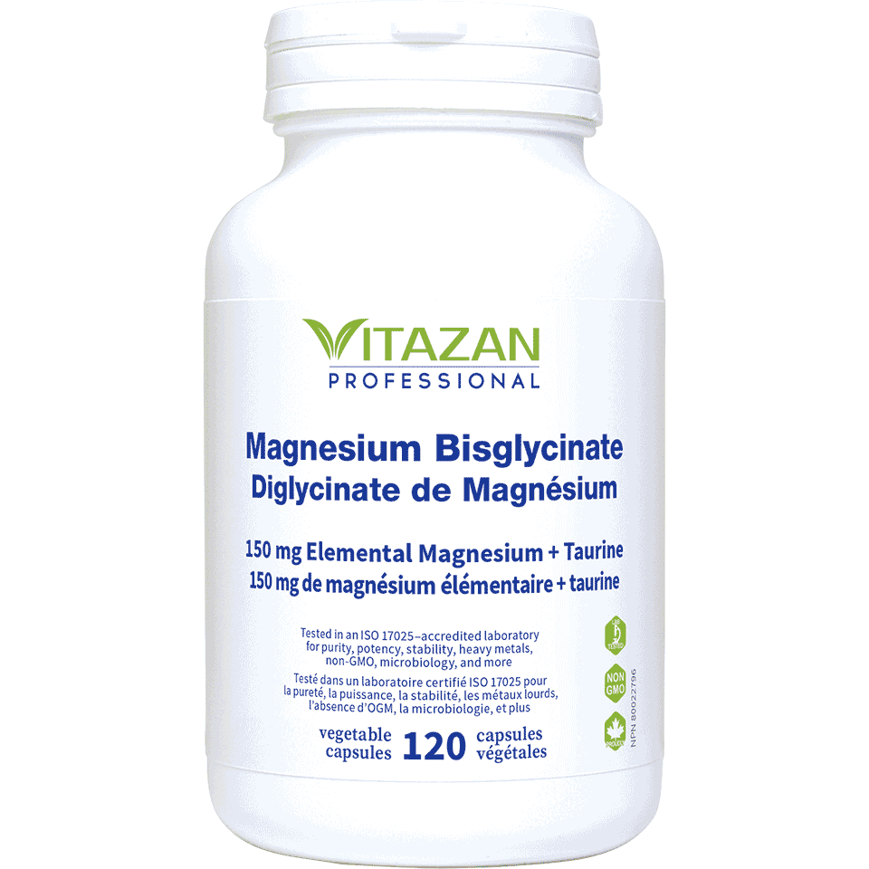Magnesium Bisglycinate (150 mg Elemental Magnesium + Taurine) Image