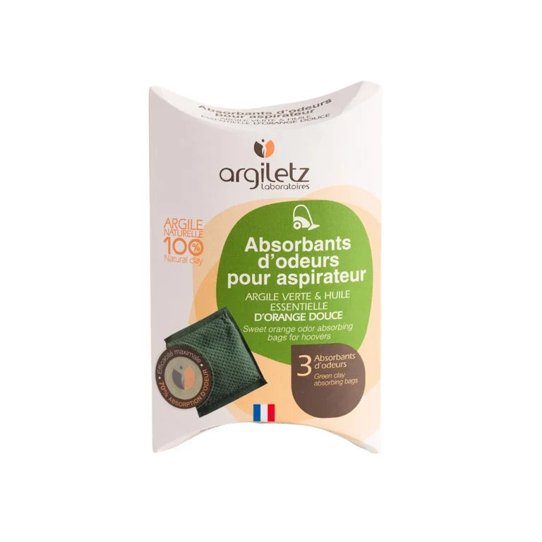 Sachets absorbants d’odeurs – argile verte + orange douce Image