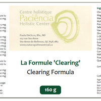 Clearing Formula Image